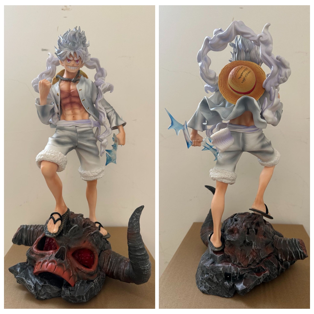 海贼王 大号牛头鬼岛 尼卡路飞 五档 可发光模型摆件盒装手办礼物