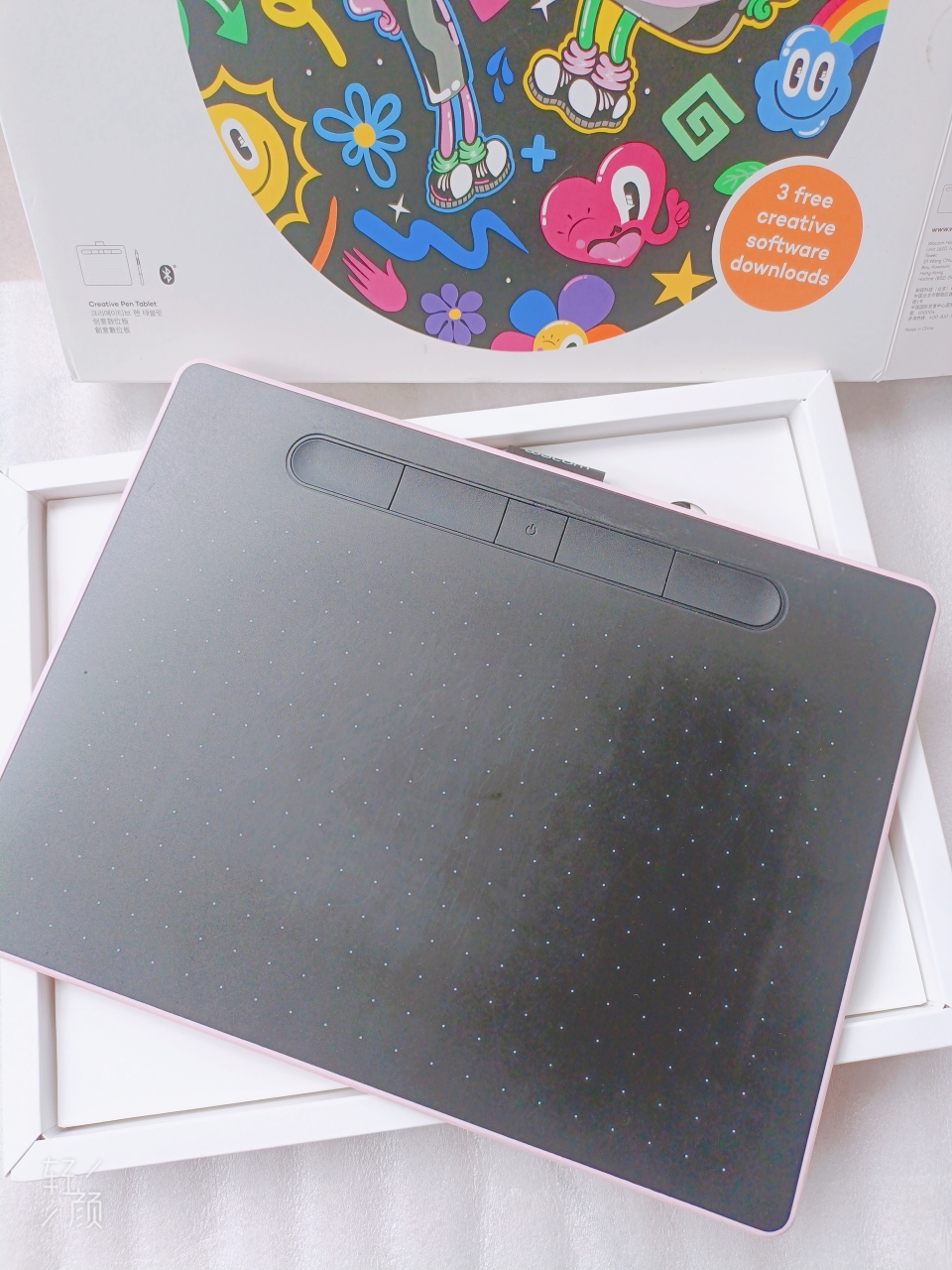 二手wacom ctl6100wl手写板数位板支持手机绘画蓝牙手绘板带按键 电脑硬件/显示器/电脑周边 手写输入/绘图板 原图主图