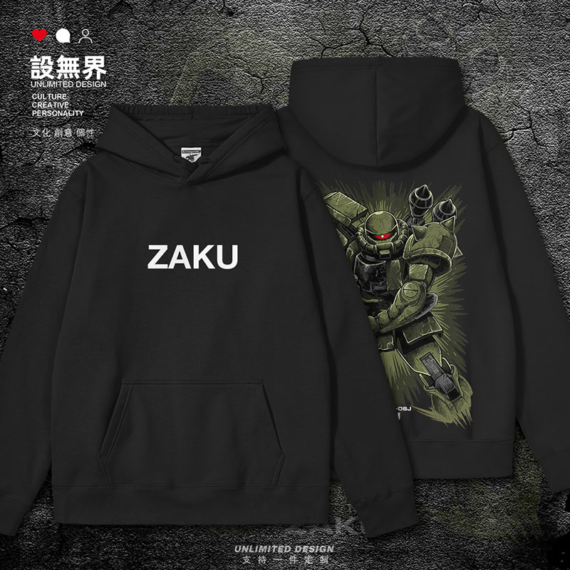 机动战士高达扎古联名动漫夏卫衣
