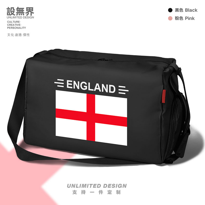 英格兰England国家健身包防水瑜伽大容量包袋运动包定制潮设 无界