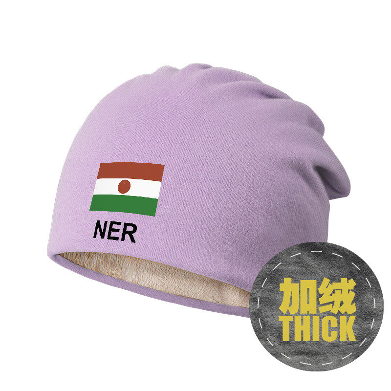 尼日尔niger 包头帽睡帽加绒堆堆帽子男女保暖围脖头巾冬设 无界