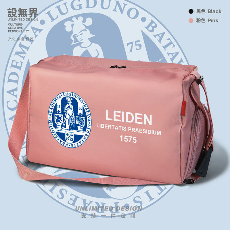 荷兰莱顿大学健身包训练潮流情侣包袋学生防水单肩运动包设 无界