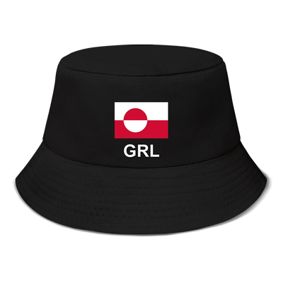 格陵兰岛Greenland足球太阳帽渔夫帽男女防晒帽国家帽子夏设 无界