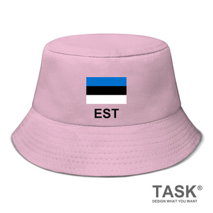 无界 爱沙尼亚Estonia国家帽子渔夫帽男女太阳帽防晒钓鱼遮阳帽设
