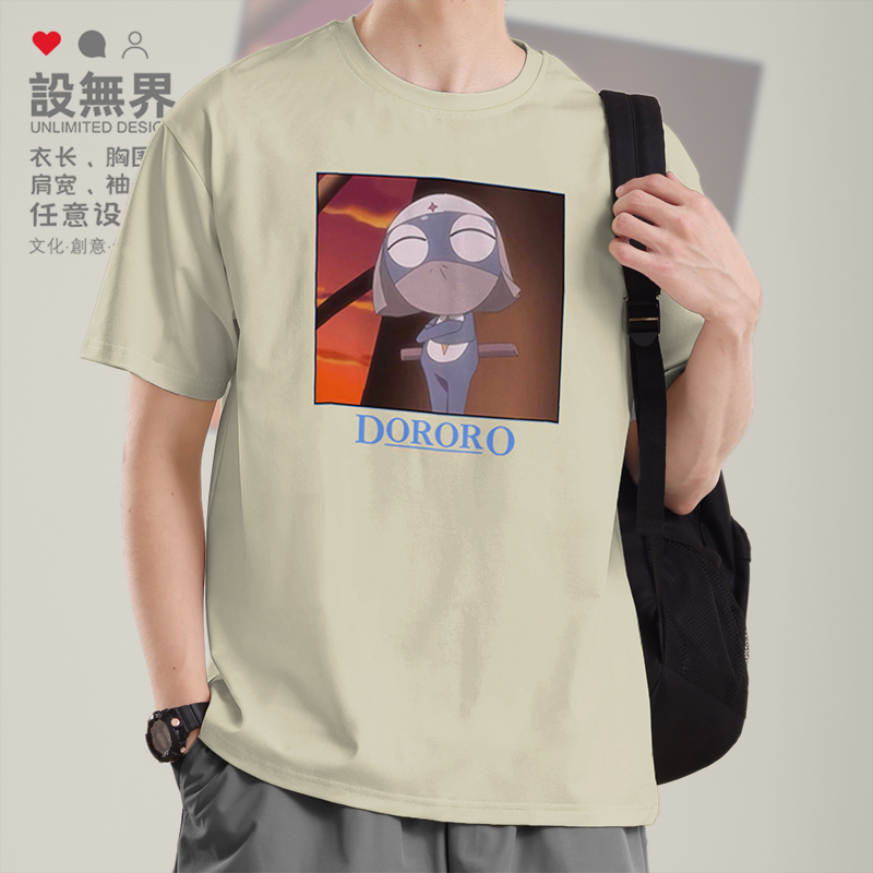 军曹Keroro兵长dororo照片短T恤
