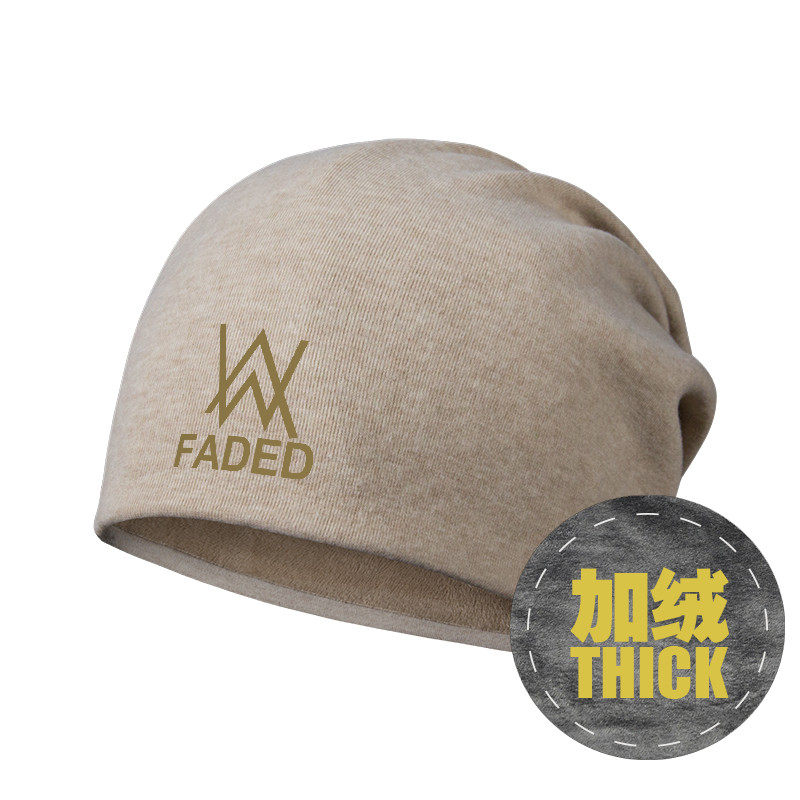 艾兰沃克FADED 包头帽骑行睡加绒堆堆帽子男女保暖围脖帽设 无界