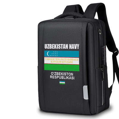 乌兹别克斯坦Uzbekistan海军国家双肩包男士电脑包背包女设 无界