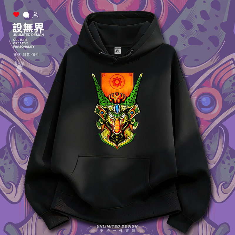 七龙珠潮牌联名沙鲁龙珠超日卫衣图片