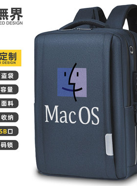程序员Mac OS操作系统Macintosh系列双肩包男士电脑包背包设 无界
