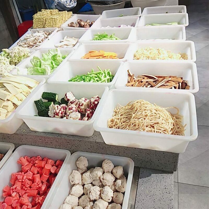 白色长方形收纳盒塑料盒子白色