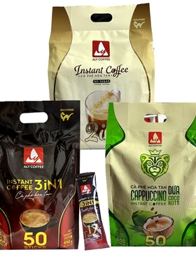 越南艾莱ALY生椰拿铁四合一二合一拿铁 特浓三合一咖啡50条17克