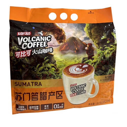 KOPIKO可比可苏门答腊火山咖啡速溶三合一50杯装浓香醇厚
