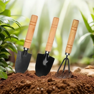 花铲种花工具养松土小铲子三件套赶海神器拔草农用园艺除草锄草