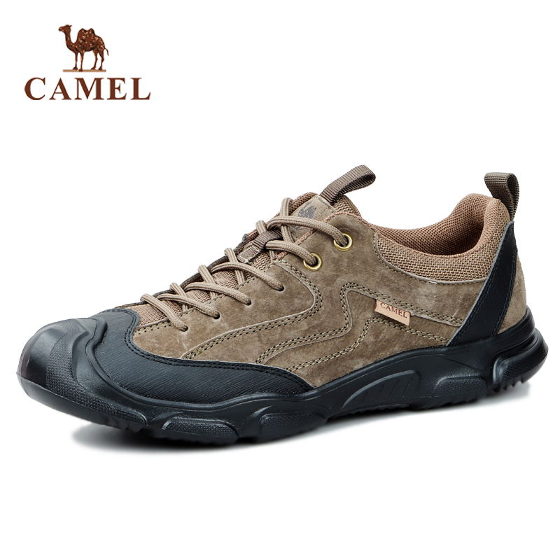 骆驼户外轻质透气休闲鞋