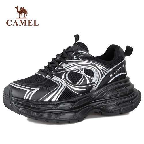 骆驼女鞋秋季新款时尚休闲老爹鞋