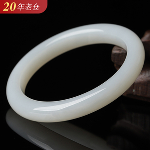 【20年老仓年终捡真漏】老料天然收藏级羊脂玉手镯破执价结缘直播