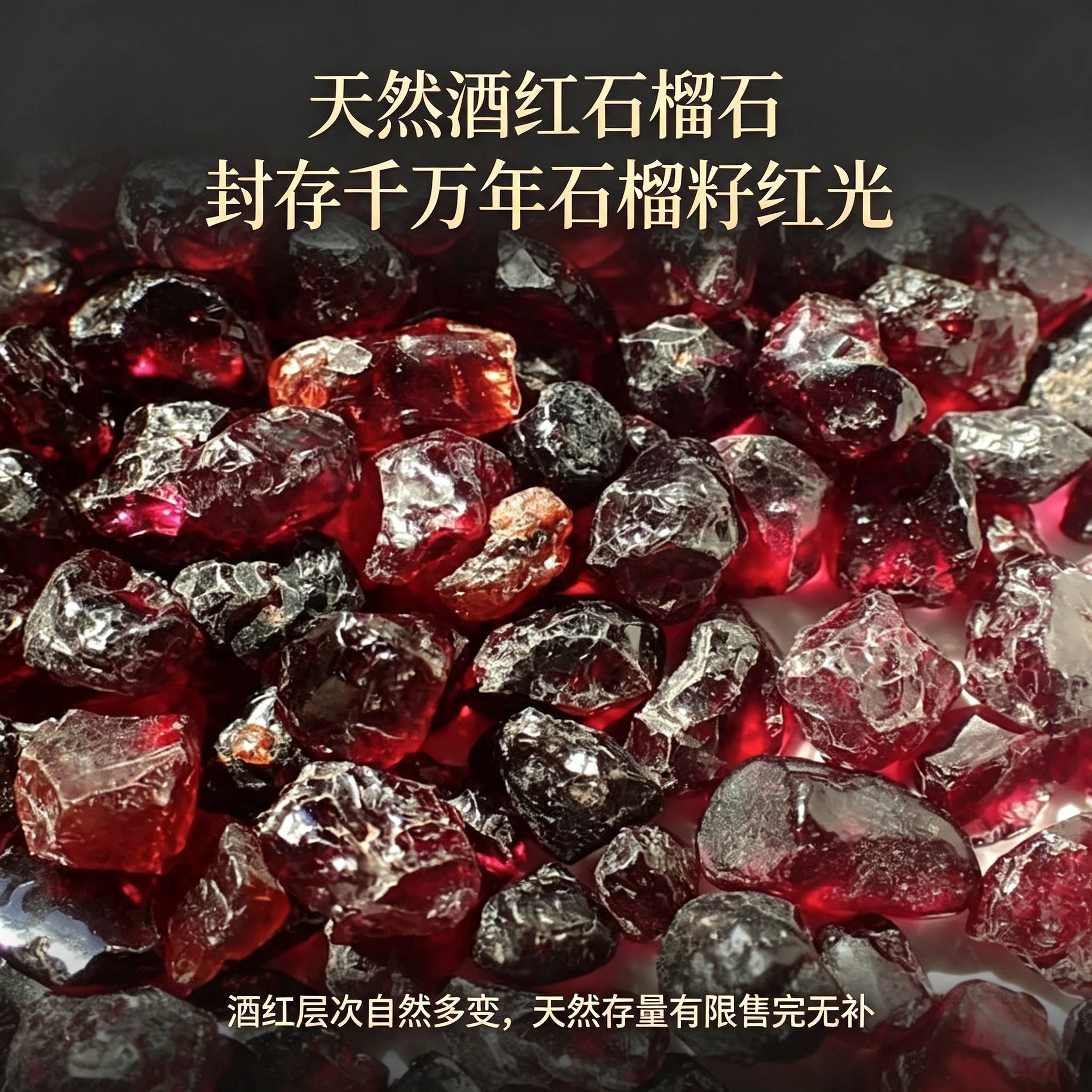 紫牙乌酒红沙弗莱芬达手链项链坠图片