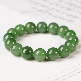 【20年老仓年终捡真漏】老料和田碧玉项链天然破执价结缘直播