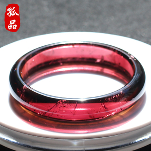 老坑料天然西瓜碧玺手镯亲宝水晶女款 碧落虹霓 饰品礼物 孤品