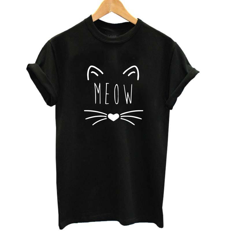 2019Ïļ¾ÐÂÆ·º«°æ´óÂëÅ®×°×Öĸͼ°¸Ó¡»¨Ô²Áì¶ÌÐäTÐôwomen T-shirt