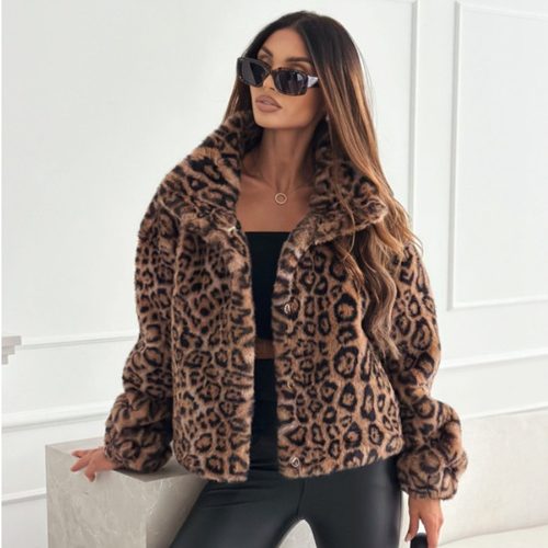 秋冬新款欧美加厚加绒短款外套女