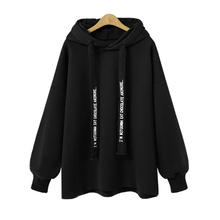 Sweater 欧美宽松连帽字母卫衣女外套Hoodies 秋冬新款 速卖通爆款