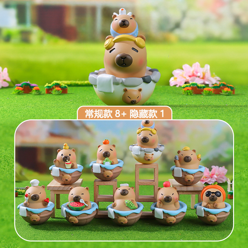卡皮巴拉之摇摇无烦恼盲盒手办