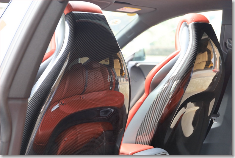 奥迪s4s5rs4rs5tttts碳纤维座椅