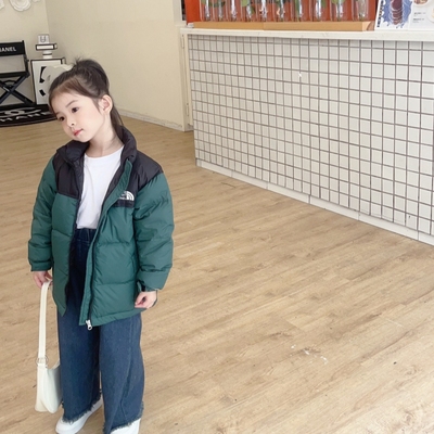 儿童羽绒服加厚面包服短款立领