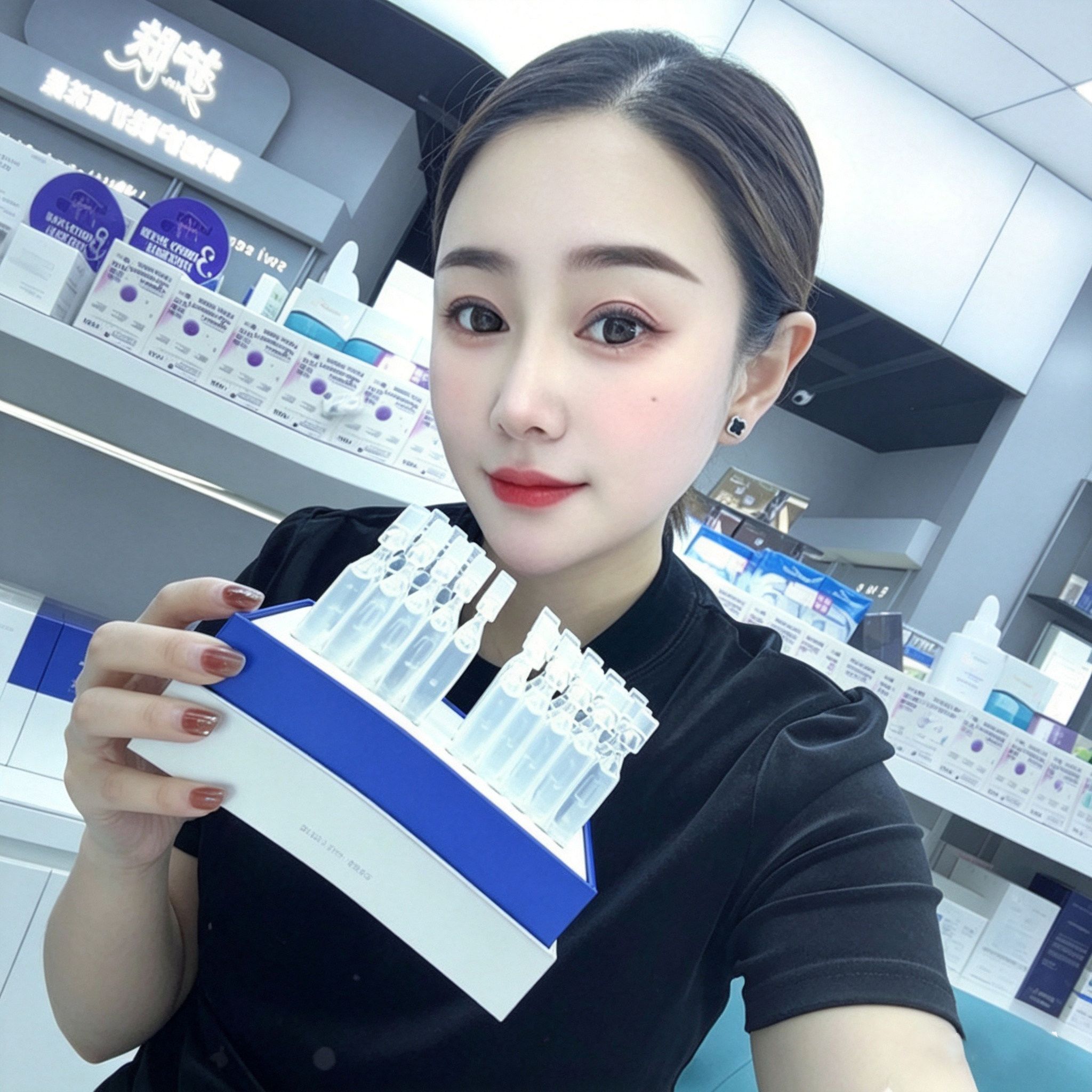 丝维蓝皙人源化胶原蛋白修复液精华液次抛补水保湿小安瓶