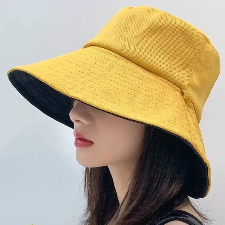 秋天帽子女洋气渔夫帽韩版女太阳帽夏天百搭女春秋防紫外线大沿遮