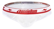 aussiebum男士夏日舒适低腰透气网孔三角裤内裤轻款性感网纱无感