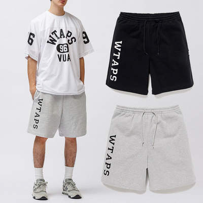 WTAPS重磅纯棉运动短裤男夏季新款宽松潮牌大码休闲cityboy