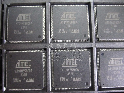 AT91M55800A-33AU AT91 ARM的Thumb-微控制器 全新原装