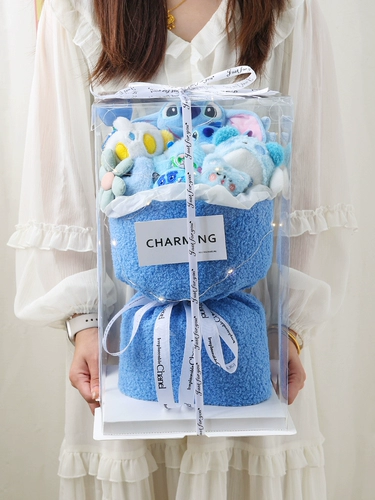 Кукла на день Святого Валентина, мультяшная подарочная коробка, букет, в стиле Шанель, подарок на день рождения