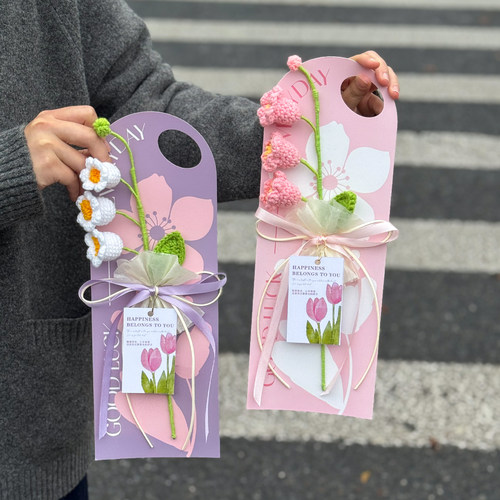 护士节母亲节手工铃兰花束贺卡
