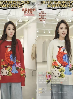 【芳芳力荐】62028 重工针织手工刺绣鹦鹉上衣