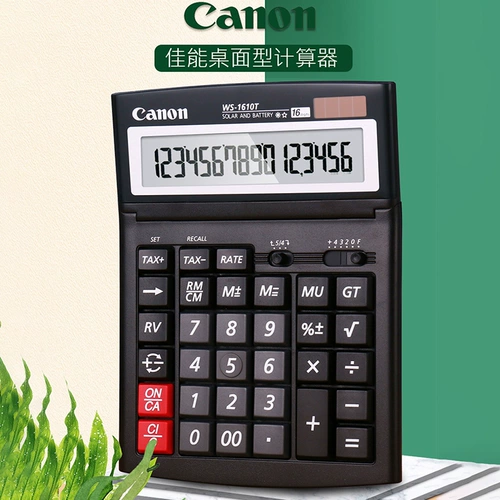 Canon/Canon WS-1610T Электронный калькулятор Солнечный бизнес финансовый офис.