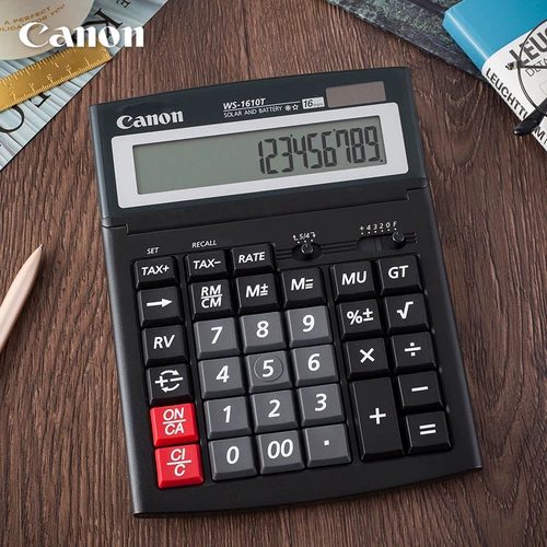 Canon/Canon WS-1610T Электронный калькулятор Солнечный бизнес финансовый офис.
