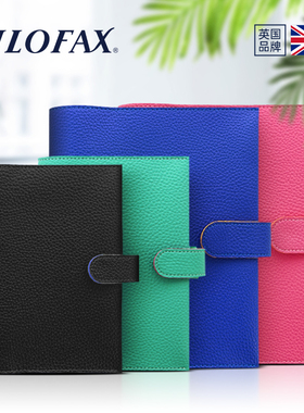 英国进口filofax POP personal A6 A5 荔枝纹软皮面笔记本记事本活页手帐本自律打卡手账商务办公企业定制