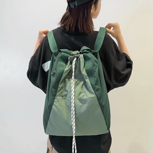 男款背包旅行背包休闲背包女款背包斜挎包抽绳束口包大容量