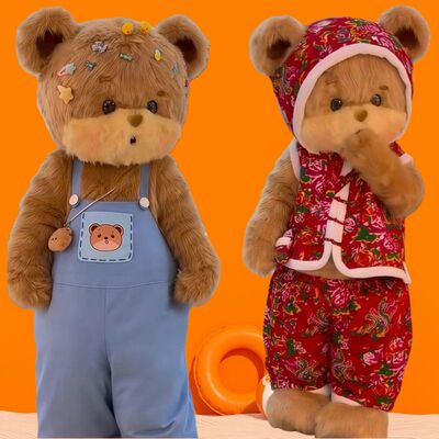 暴暴熊人偶服装小熊人偶抖音同款人气网红熊人穿可行走爆爆熊玩偶