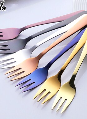 9 Colors Cake k Stainless Steel Gold ks  Fruit Salad Small R