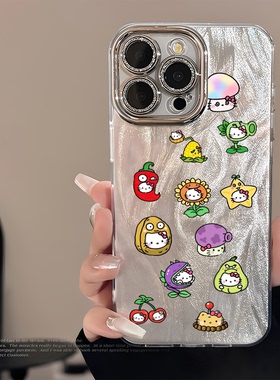 iPhone17promax手机壳16小米15猫版植物大战僵尸note14红米k80华为nova13荣耀x60gt防摔opporeno11适用vivos9