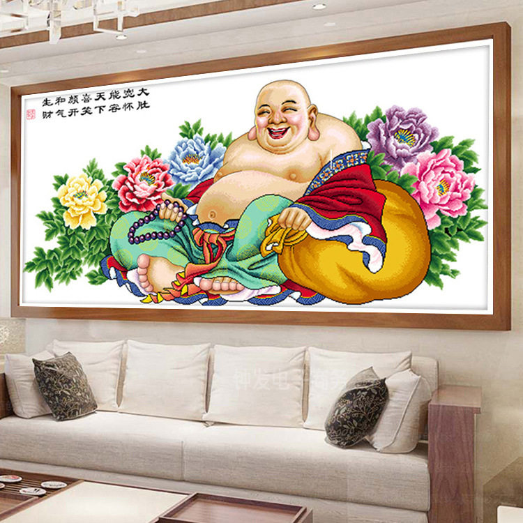 【加厚绣布】客厅画中国风刺绣高十字绣套件
