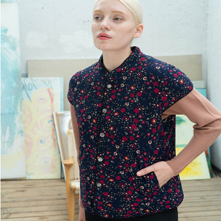 吉美羊加厚保暖中老年妈妈马甲冬坎肩加绒背心老大级