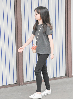 蔡爸爸童装2026夏款文艺t恤上衣洋气儿童男女短袖上衣服A05+775