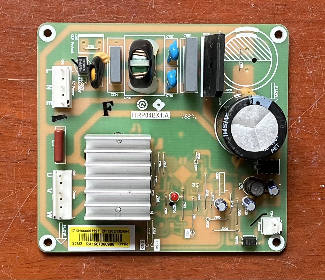 松下冰箱变频压缩机 EFI12PCB电路板/印刷线
