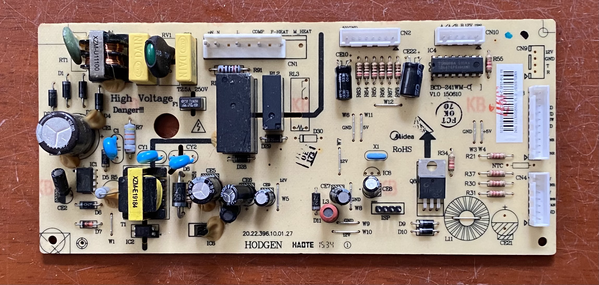 适用美的冰箱BCD-241WM-C 5023010100AS主板 主控板电脑板 控制板