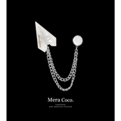 MeraCoco飞机磁吸裤 脚防拖地神器衣服t恤袖 口改短调节扣高档配饰